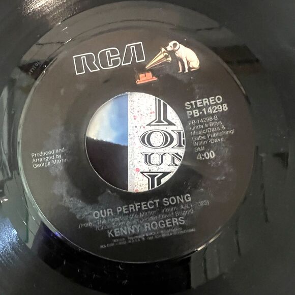 Kenny Rogers 7" Vinyl Record "Tomb of the Unknown Love" 1986 RCA PB-14298 - Picture 4 of 6